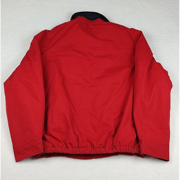 U.S. Polo Assn. Red Size Large Mens Zip Up Lined Light Jacket - Picture 2 of 10